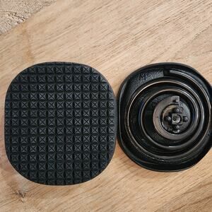 NEW Z-Coil Medium Spring Heel Replacements Slip Resistant Black Workwear Pair